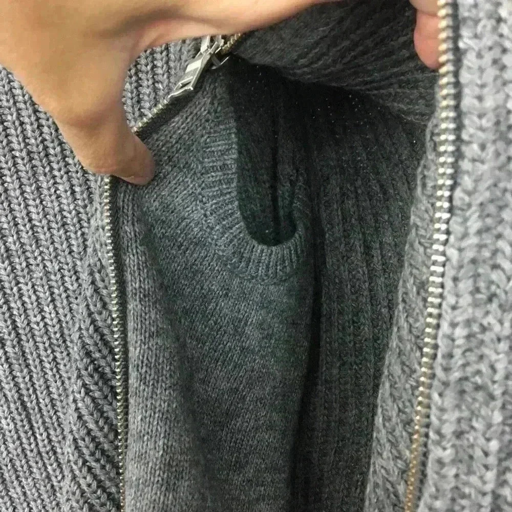 BCBGMAXAZRIA Sherwin Zipper Ribbed Poncho Sweater - Picture 4 of 8